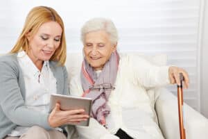 Senior Home Care: Processing Todays News in Mesa, AZ